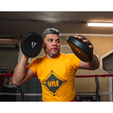 Triko TITLE Boxing Snapshot - žlutá