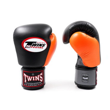 Boxing gloves Twins AIR FLOW - orange / black 
